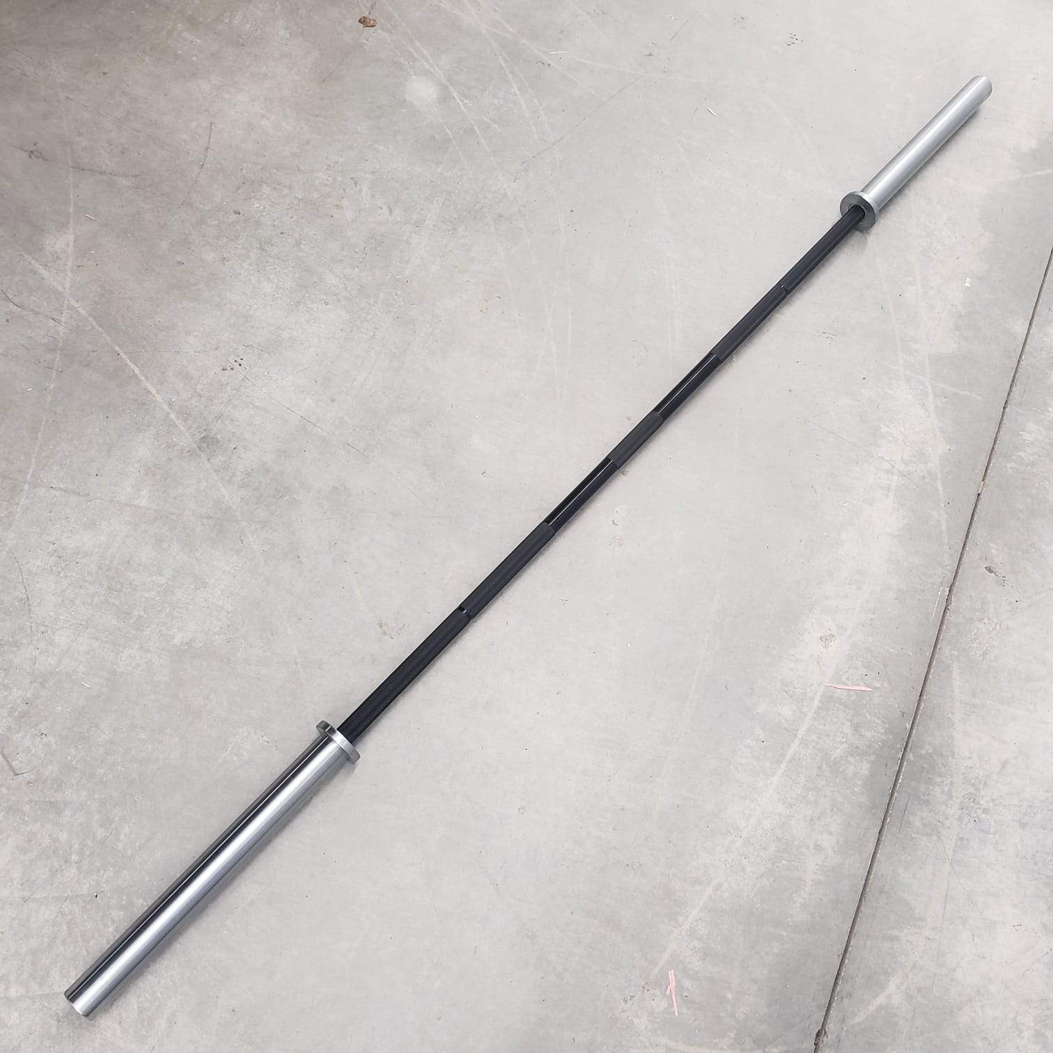 Fit It Out FIO Powerlifting Barbell (Black Zinc)