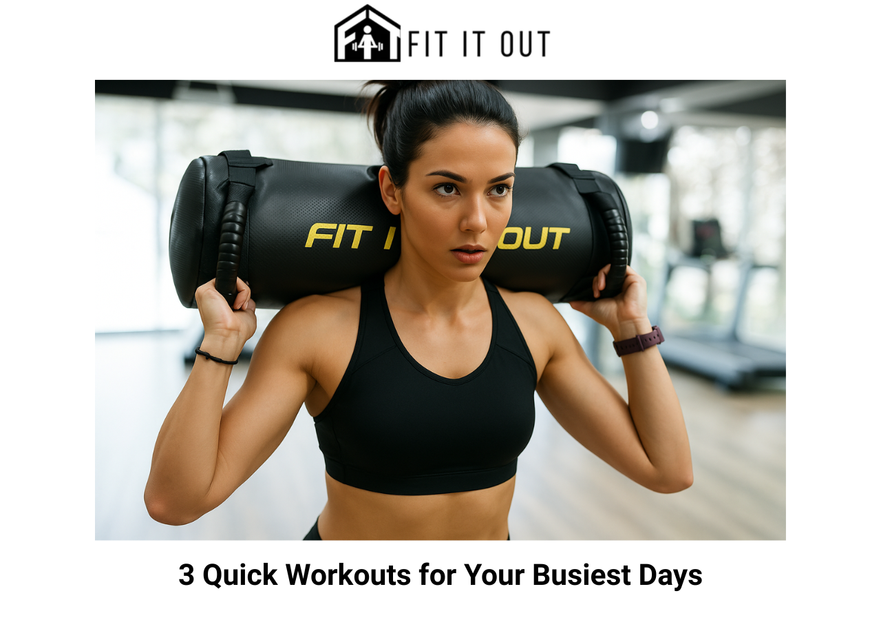 3 Quick Workouts for Your Busiest Days