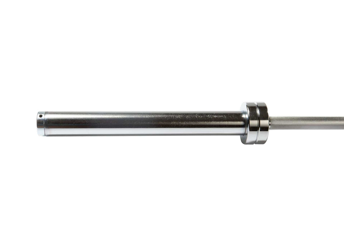 York Barbells - Olympic York Olympic Training Barbell — 28mm Needle Bearing, Satin Chrome