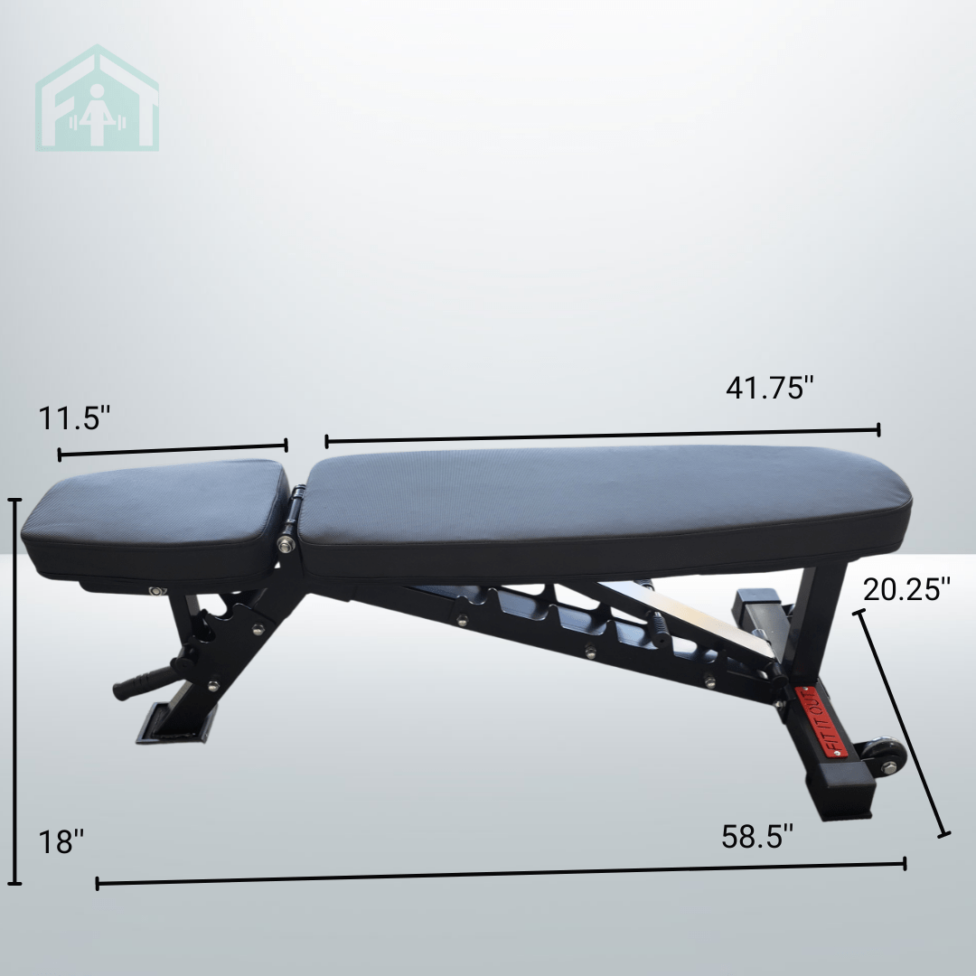 Adjustable Incline Pin Adjustable Incline Bench - Fit It Out