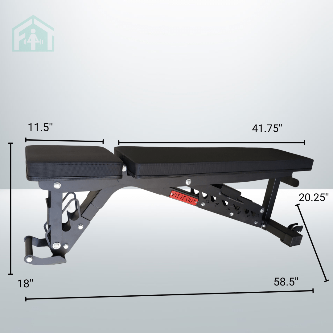 Adjustable Incline Pin Heavy Duty Adjustable Incline Bench - Fit It Out