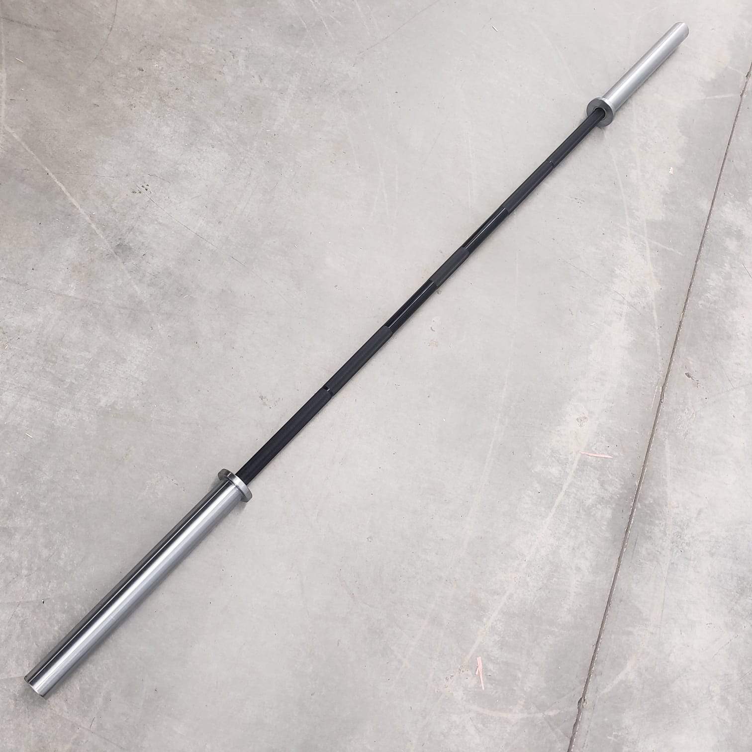 Fit It Out FIO Powerlifting Barbell (Black Zinc)