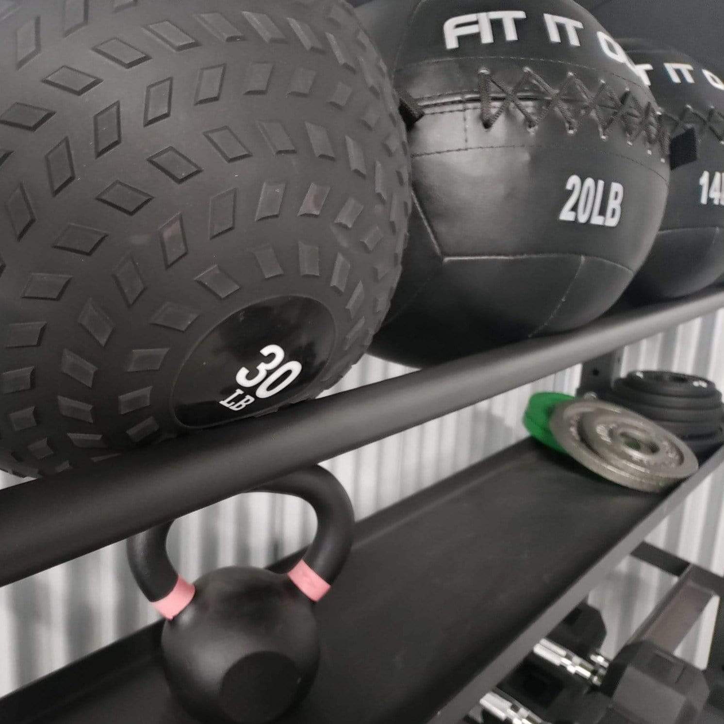 Fit It Out Shipment27 FIO Supreme Storage Shelf - Plates, Med Balls