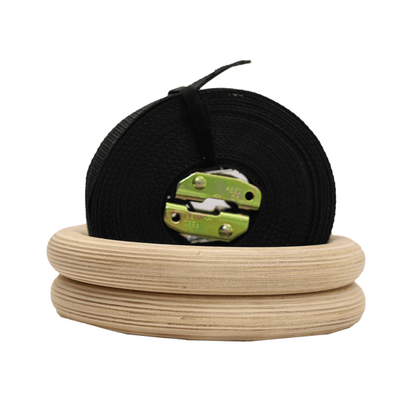 Wood Gymnastic Rings Fit It Out