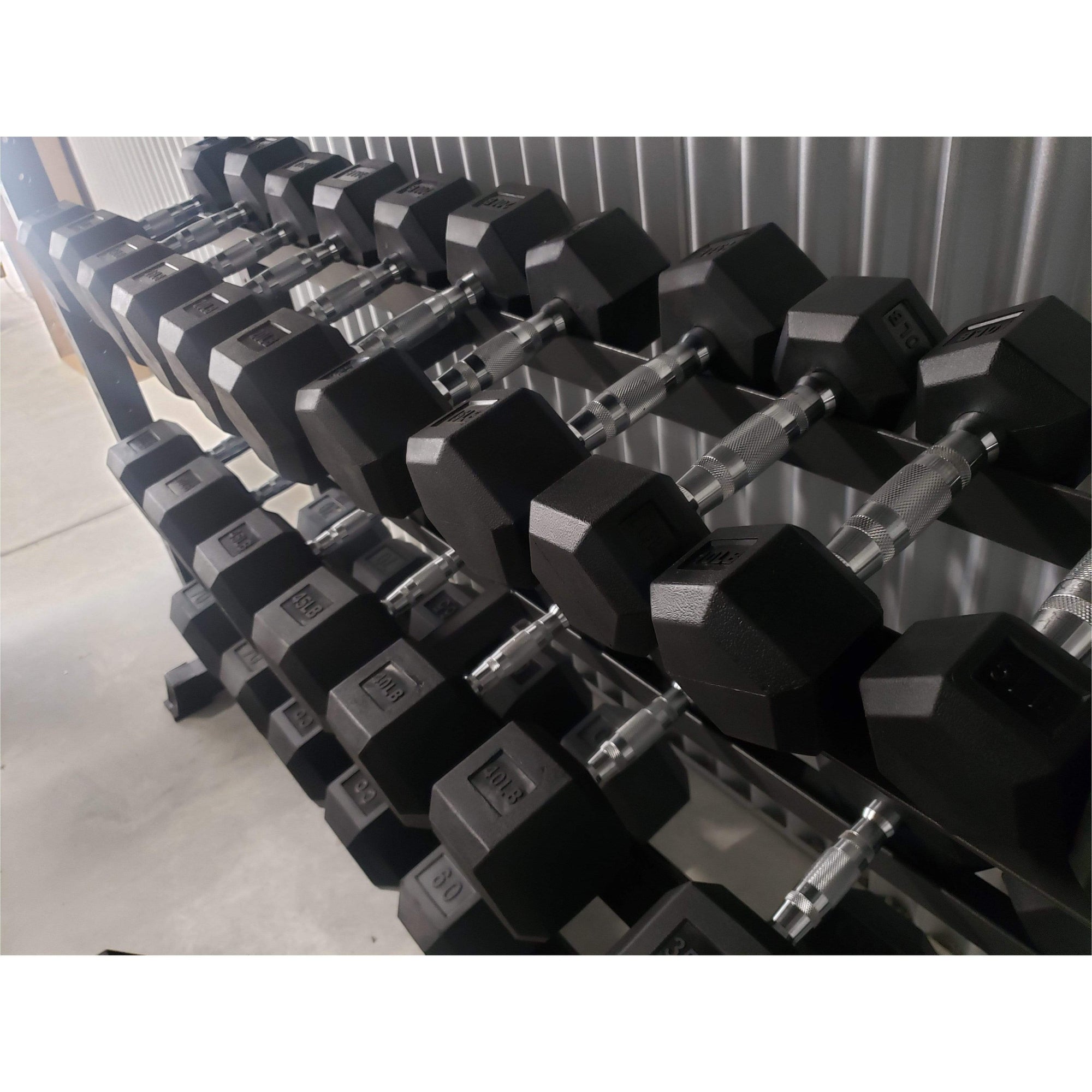 Fit It Out Hex Dumbbells Set - 5 to 25 (lbs)