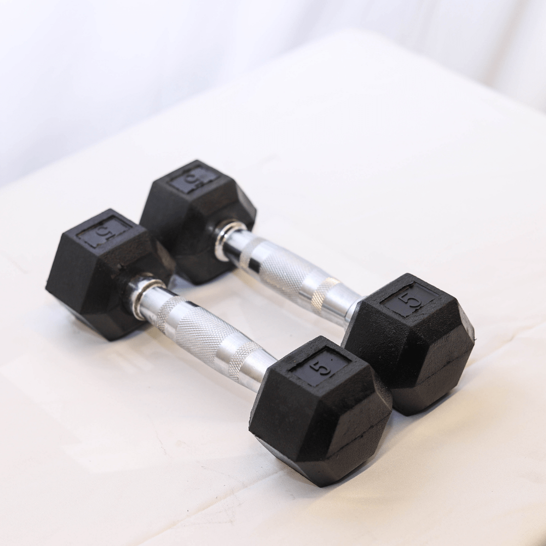 Fit It Out Hex Dumbbells Set - 5 to 25 (lbs)