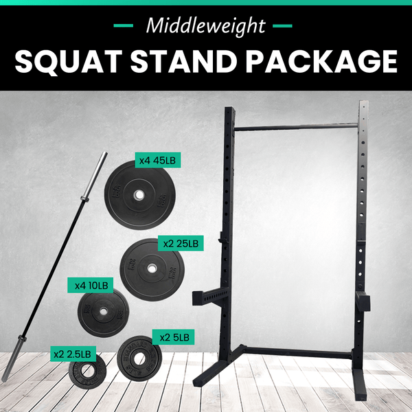 Squat Rack Package Middleweight 330LBS Fit It Out